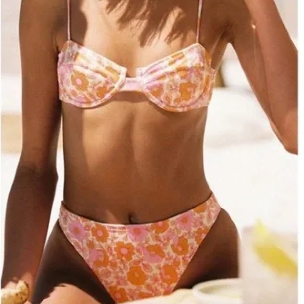 NWT Neon Pop Triangle Rhian Swimsuit